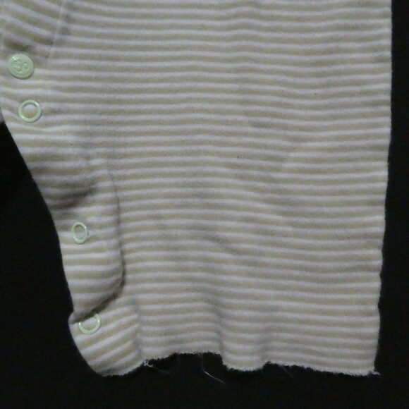 GAGOU TAGOU | 6/9 months | Striped Full Snap Button Closure Body Suit / Onesie - Picture 8 of 14